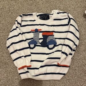 Mayoral Navy and White Scooter Sweater